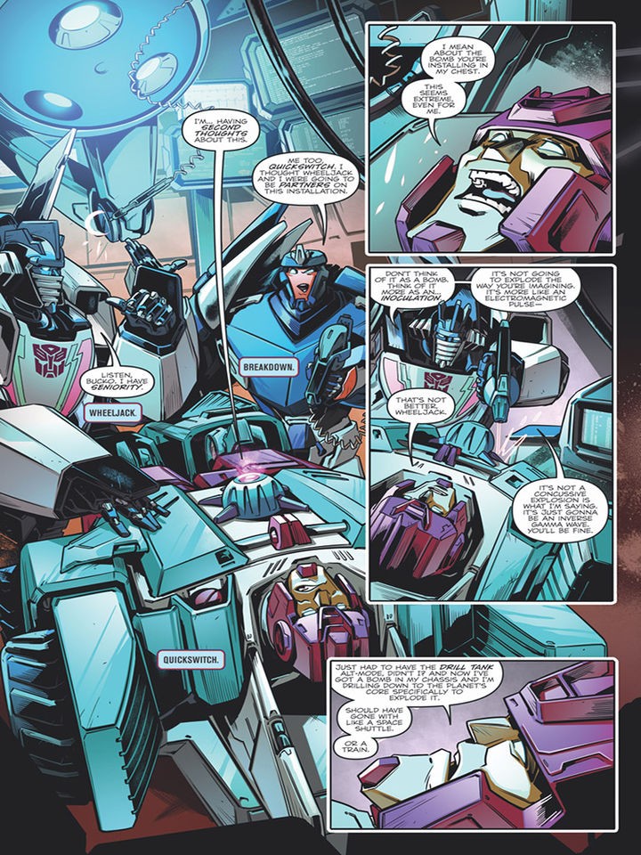Transformers News: iTunes Preview for IDW Transformers vs Visionaries #4