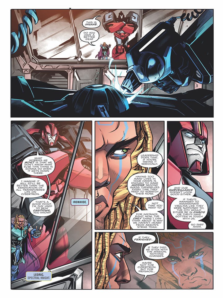Transformers News: iTunes Preview for IDW Transformers vs Visionaries #4