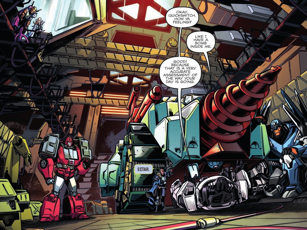 Transformers News: Mini-Review of IDW Transformers vs Visionaries #4