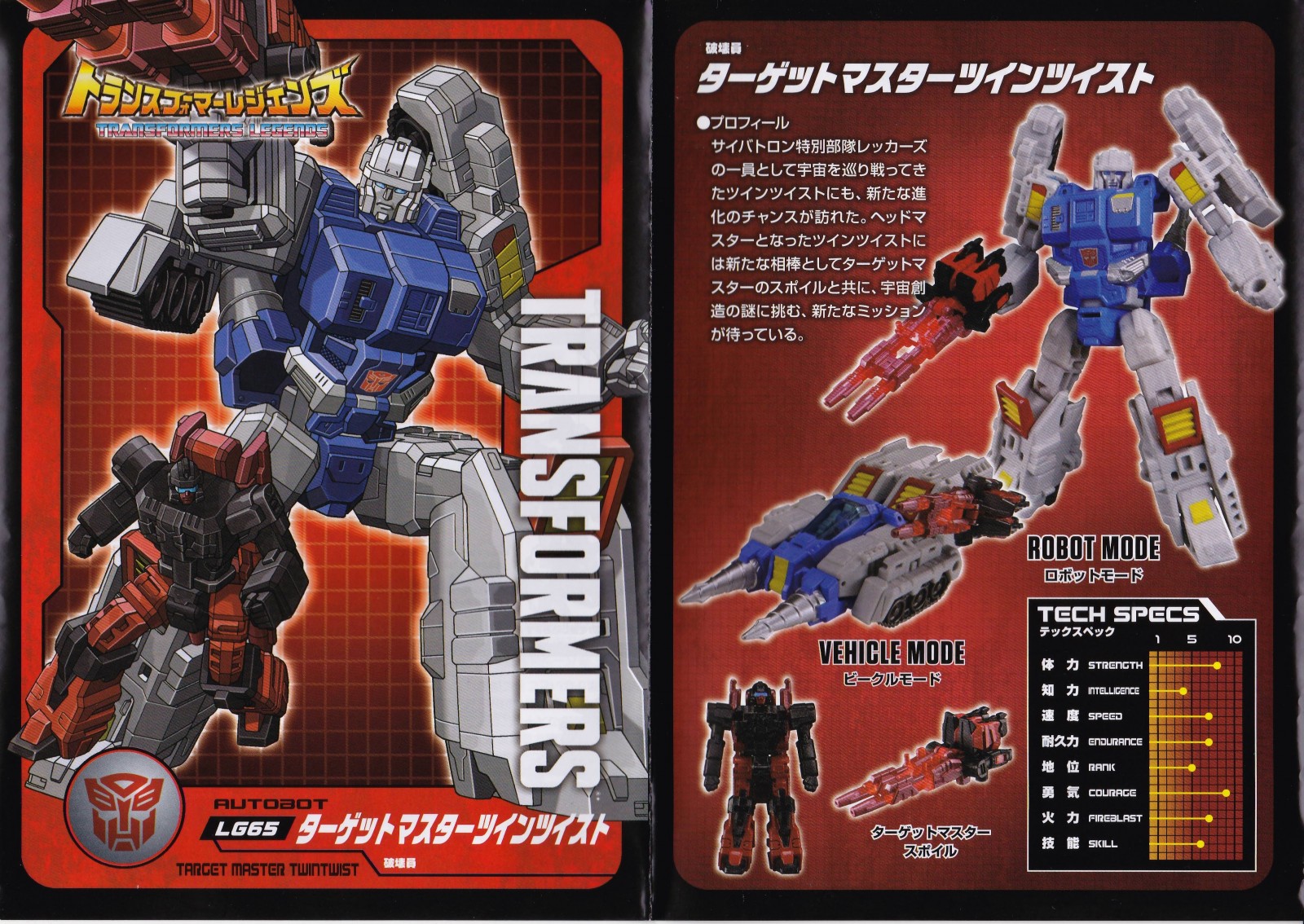 Transformers News: Scans of Takara Tomy Transformers Legends LG65 Twin Twist & LG66 Topspin Manga