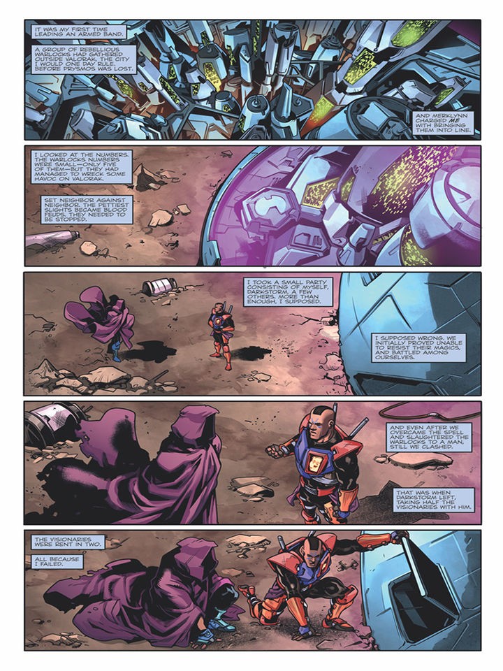 Transformers News: iTunes Preview of IDW Transformers vs Visionaries #5 (Final Issue)