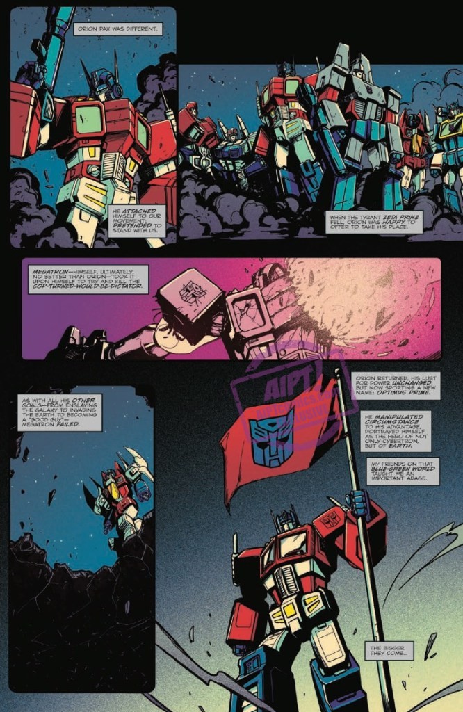 Transformers News: Full Preview for IDW Transformers Optimus Prime #19