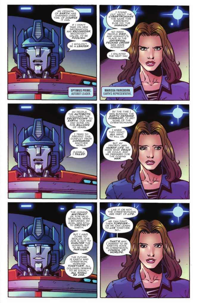 Full Preview of IDW Transformers Optimus Prime TPB Volume 3
