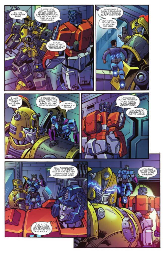 Full Preview of IDW Transformers Optimus Prime TPB Volume 3