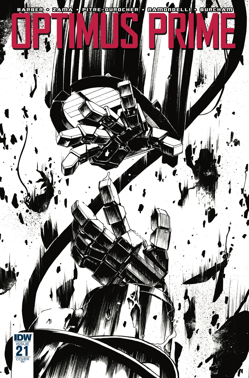 Transformers News: Variant Cover art for IDW Transformers Optimus Prime #21 by Kei Zama & Josh Burcham