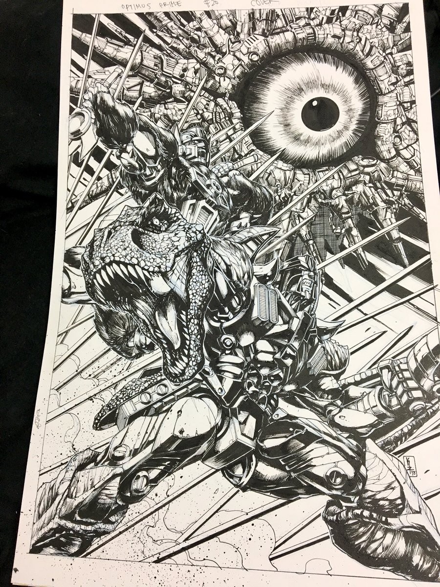 Transformers News: Variant Cover for IDW Transformers Optimus Prime #20 by Kei Zama and Josh Burcham