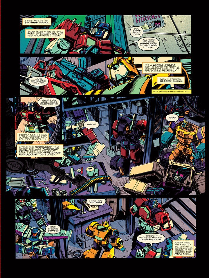 Transformers News: iTunes Preview for IDW Transformers Optimus Prime #20