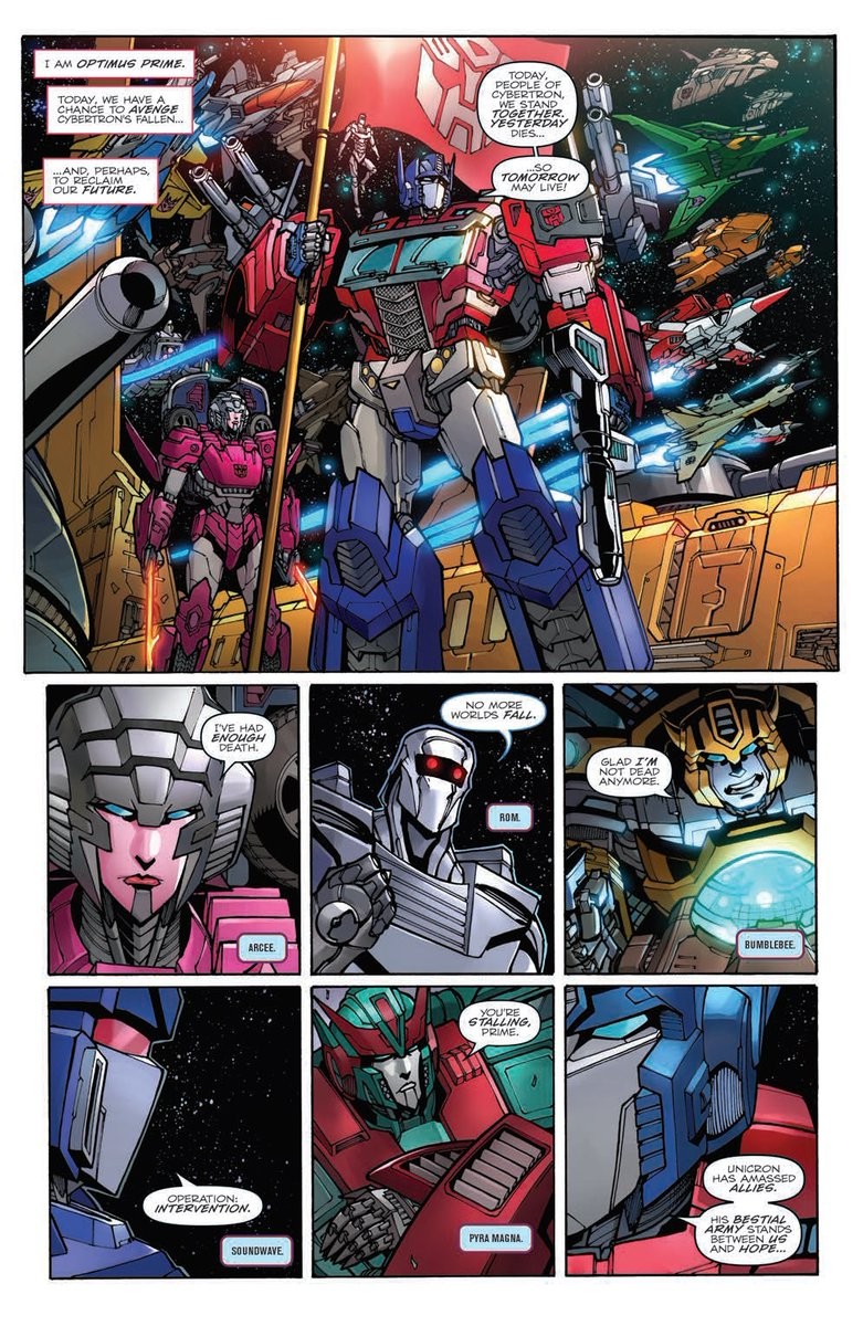 Transformers News: Preview for IDW Transformers: Unicron #1