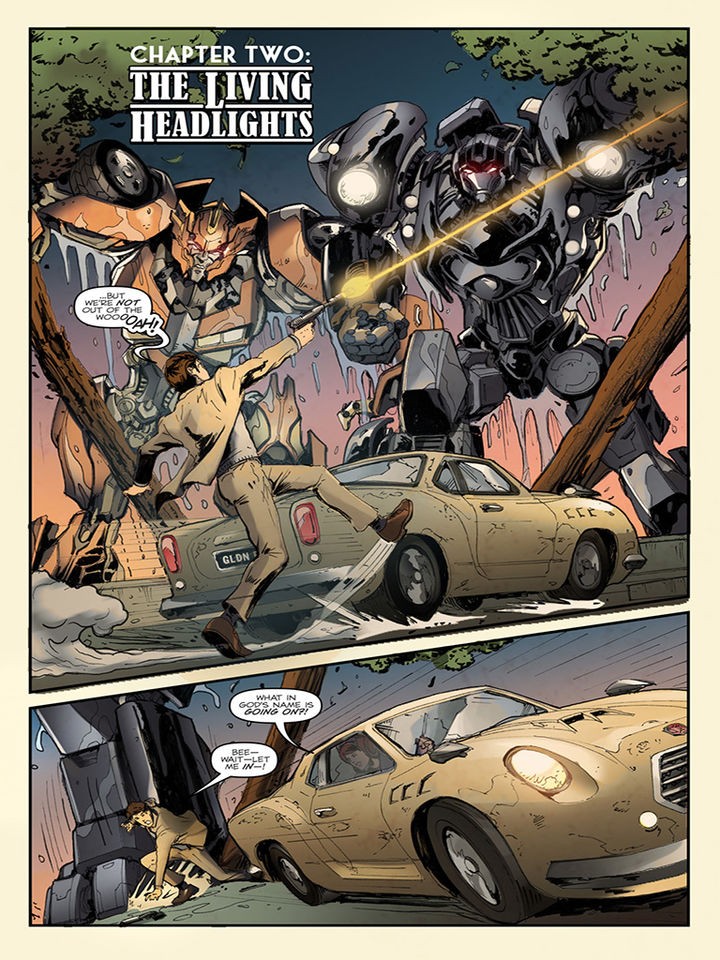 Transformers News: iTunes Preview for IDW Bumblebee: From Cybertron with Love #2