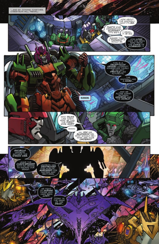 Transformers News: Ful Preview for IDW Transformers: Unicron #2