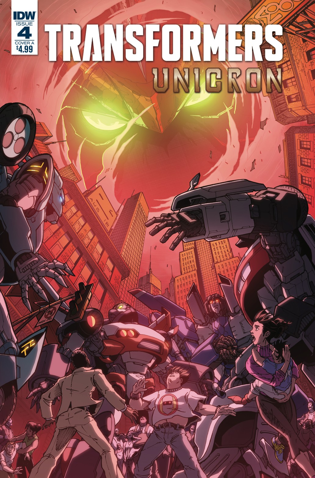 Transformers News: Cover Variant for IDW Transformers: Unicron #4 by Alex Milne