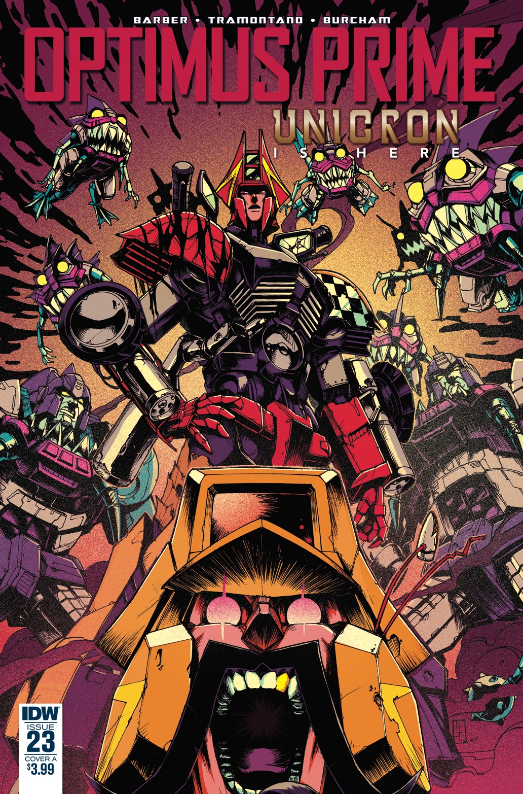 Transformers News: Cover Art and Process for IDW Transformers Optimus Prime #23 by Kei Zama & Josh Burcham