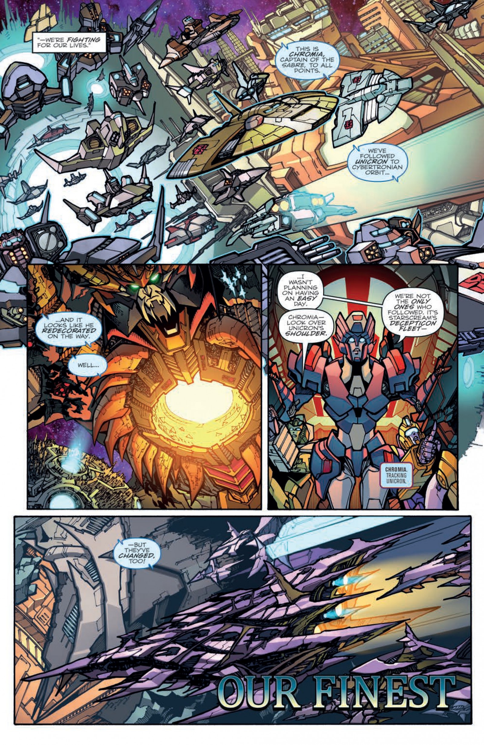 Transformers News: Full Preview for IDW Transformers: Unicron #3