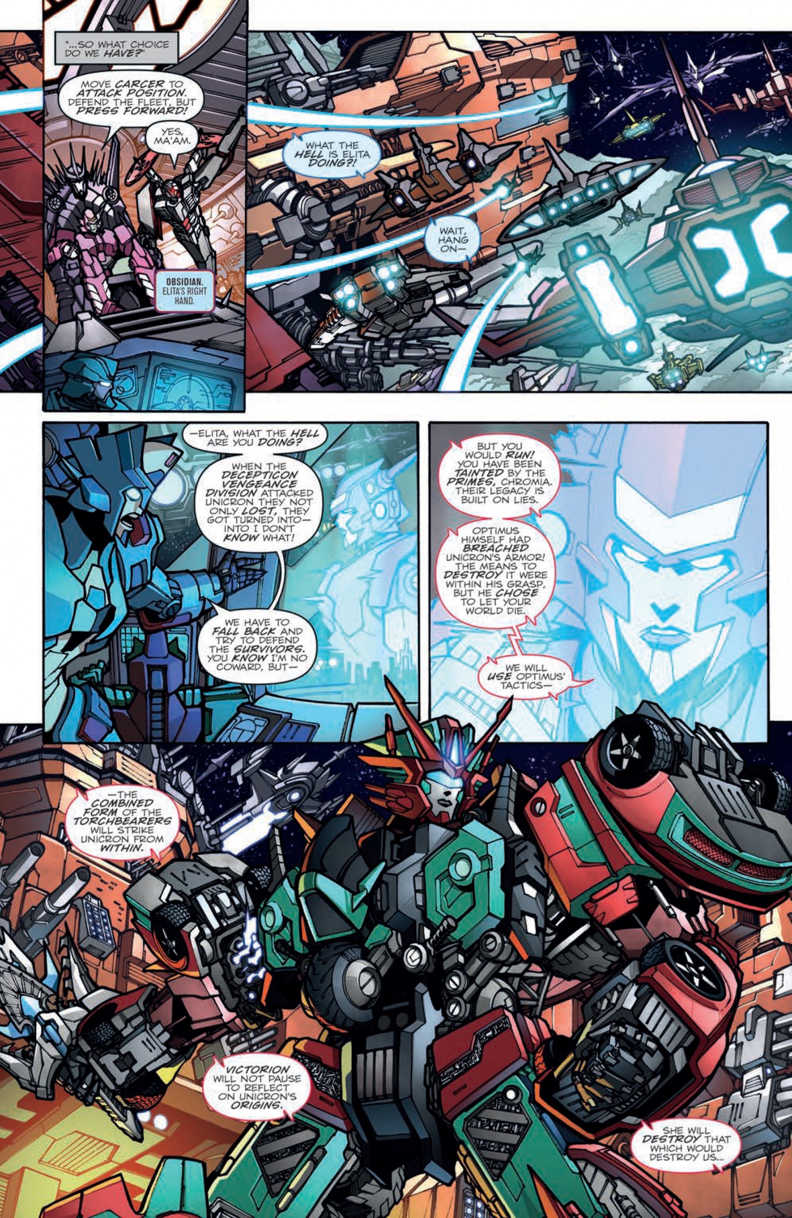 Transformers News: Full Preview for IDW Transformers: Unicron #3