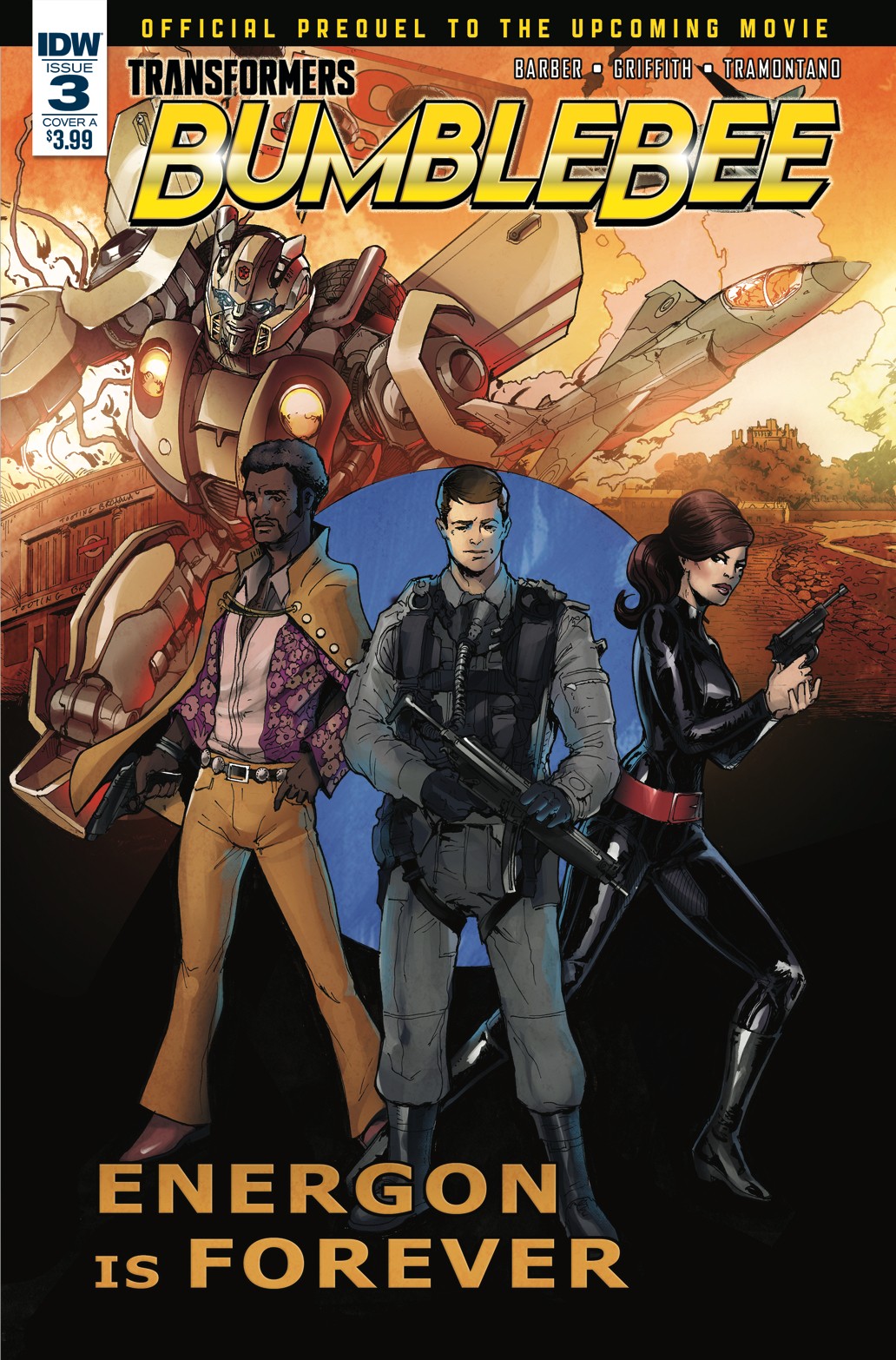 Transformers News: Cover Variants for IDW Transformers Bumblebee: From Cybertron with Love by Griffith and Ossio