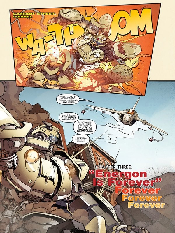 Transformers News: iTunes Preview for IDW Bumblebee: From Cybertron with Love #3