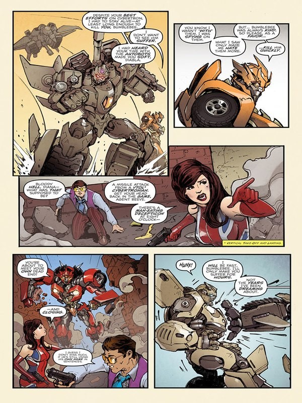Transformers News: iTunes Preview for IDW Bumblebee: From Cybertron with Love #3