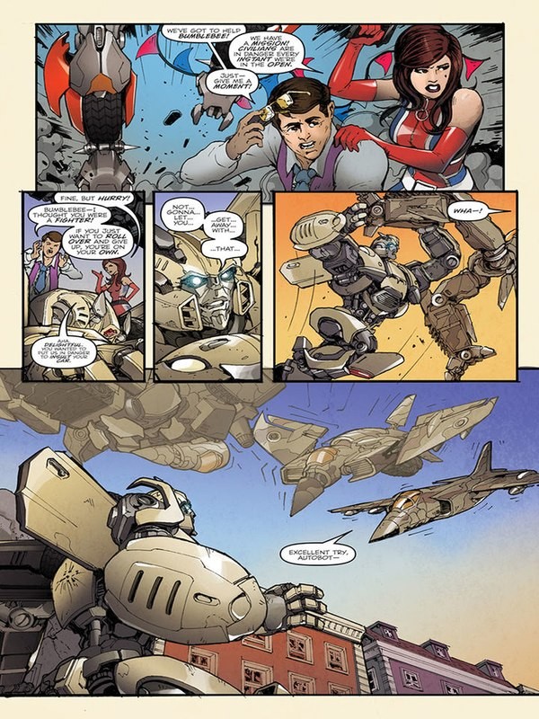 Transformers News: iTunes Preview for IDW Bumblebee: From Cybertron with Love #3