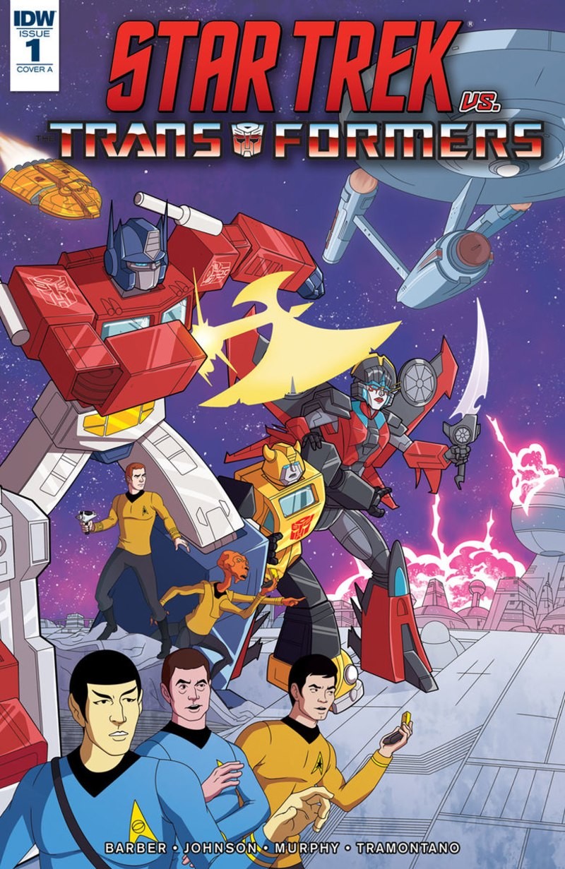 Transformers News: iTunes Preview for IDW Star Trek Vs. Transformers #1: Prime Directive Part One
