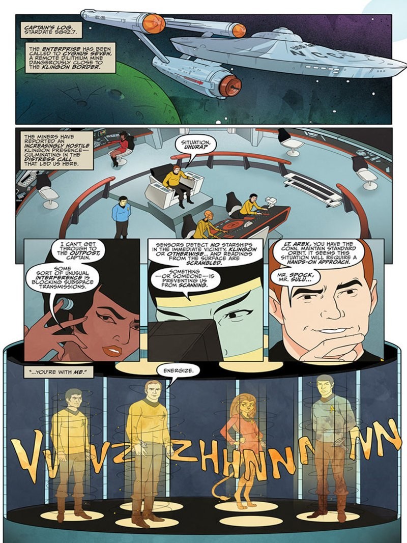 Transformers News: iTunes Preview for IDW Star Trek Vs. Transformers #1: Prime Directive Part One