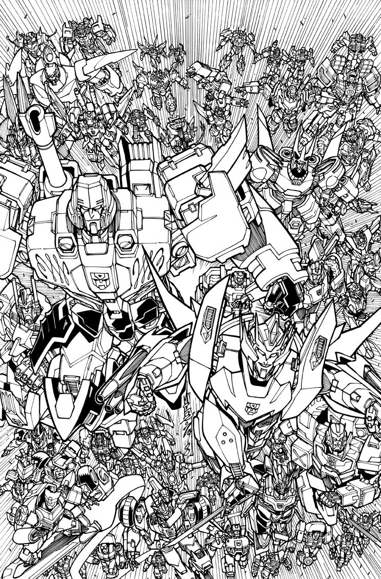 Transformers News: Alex Milne / Josh Perez Cover for IDW Transformers: Lost Light #25