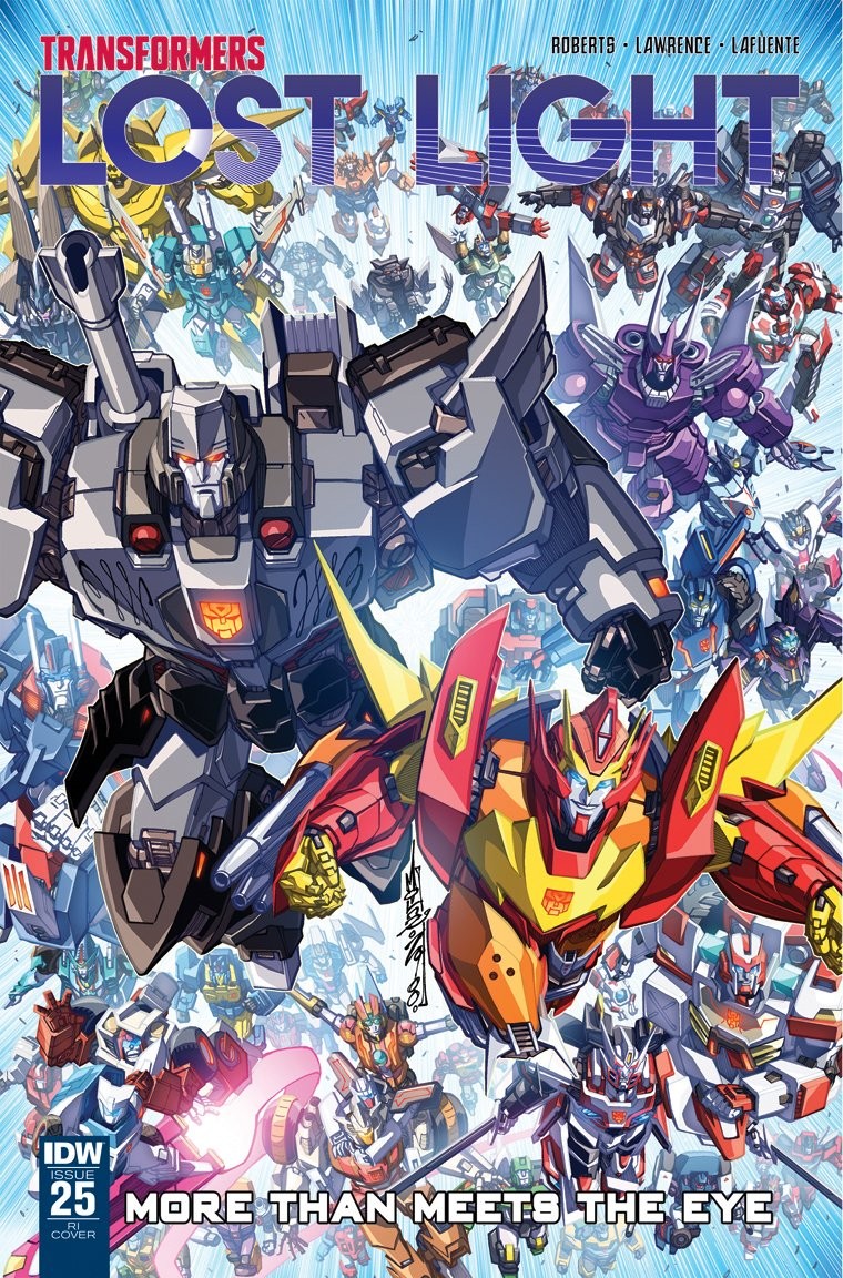 Transformers News: Alex Milne / Josh Perez Cover for IDW Transformers: Lost Light #25