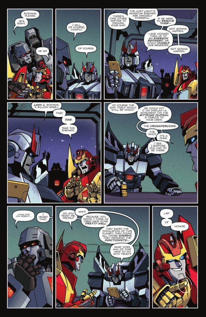 Transformers News: 5 Page Preview for Transformers: Lost Light 25