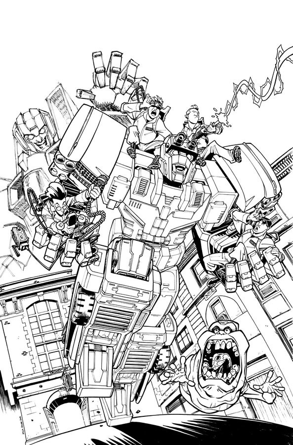 Transformers News: IDW Transformers x Ghostbusters Art by Nick Roche Revealed in Full Transformers News: IDW Transformers x Ghostbusters Art by Nick Roche Revealed in Full