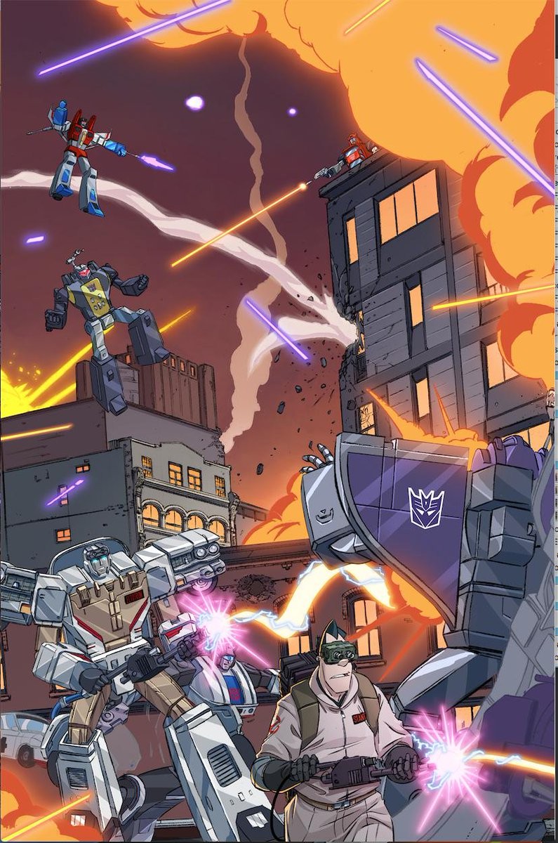 Transformers News: Transformers x Ghostbusters Issues 1, 2, 4 and 5 Covers Revealed