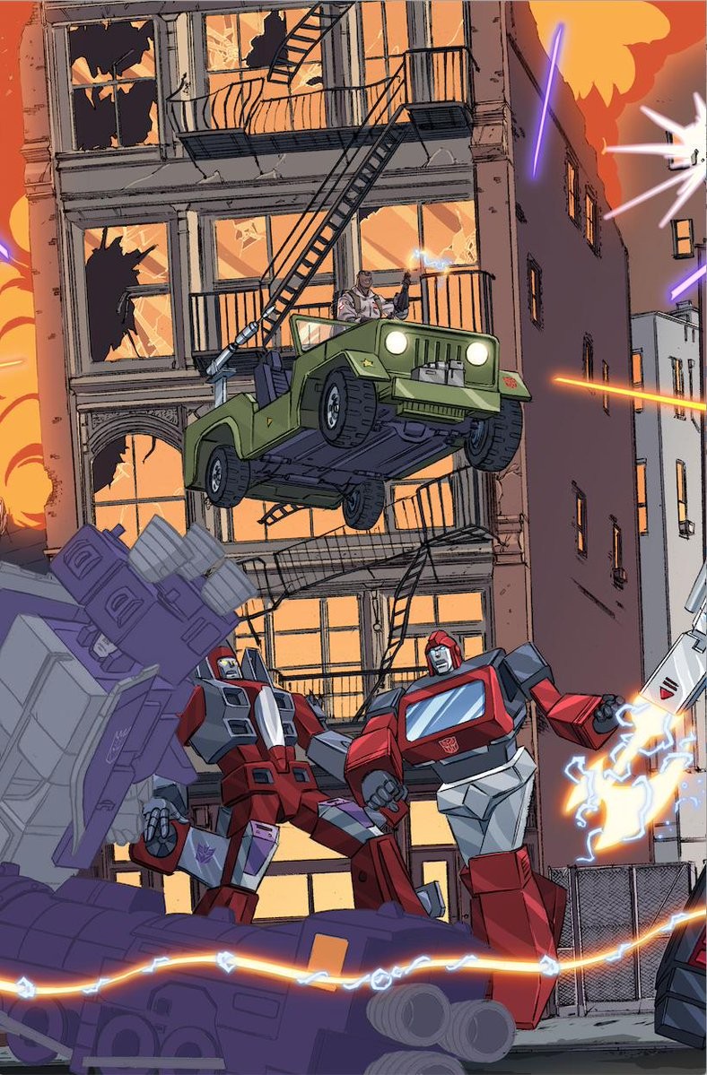 Transformers News: Transformers x Ghostbusters Issues 1, 2, 4 and 5 Covers Revealed
