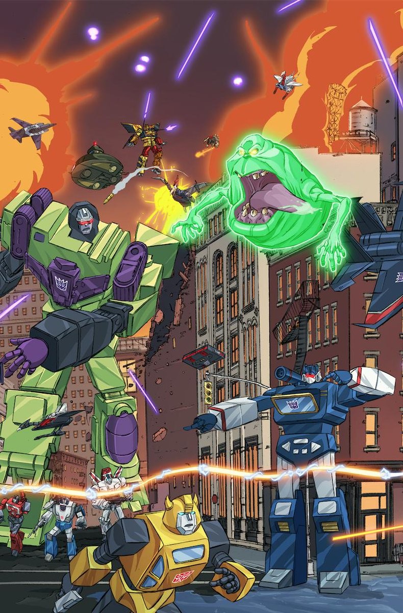 Transformers News: Transformers x Ghostbusters Issues 1, 2, 4 and 5 Covers Revealed