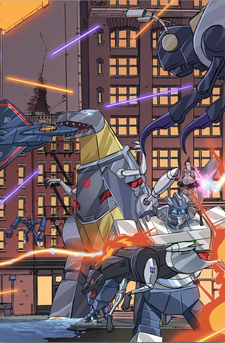 Transformers News: Transformers x Ghostbusters Issues 1, 2, 4 and 5 Covers Revealed