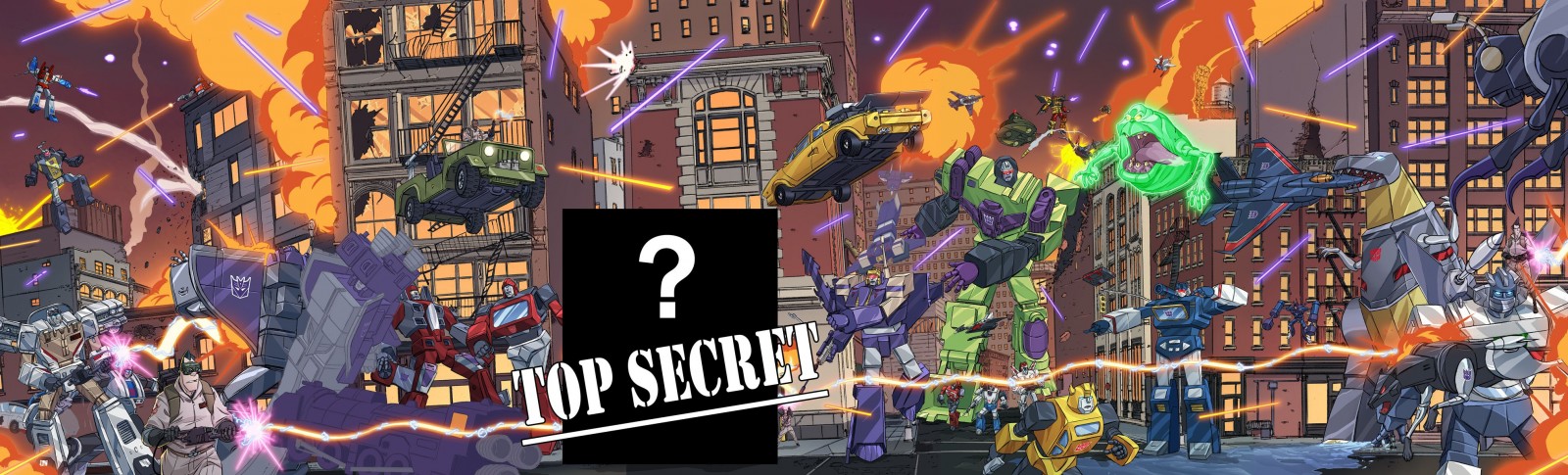 Transformers News: New IDW Transformers / Ghostbusters Previews - Megatron Talks With Gozer