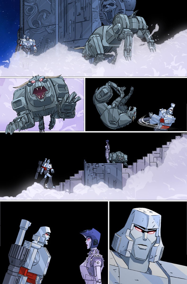 Transformers News: New IDW Transformers / Ghostbusters Previews - Megatron Talks With Gozer