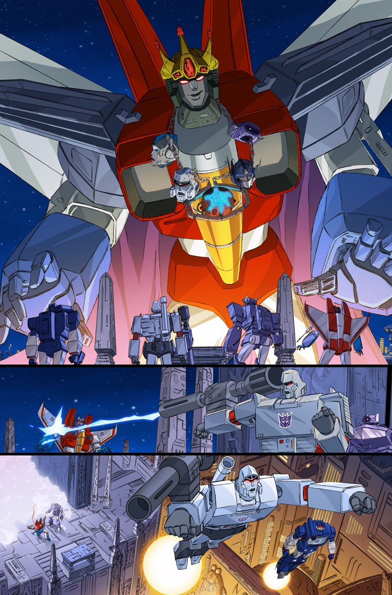Transformers News: New IDW Transformers / Ghostbusters Previews - Megatron Talks With Gozer