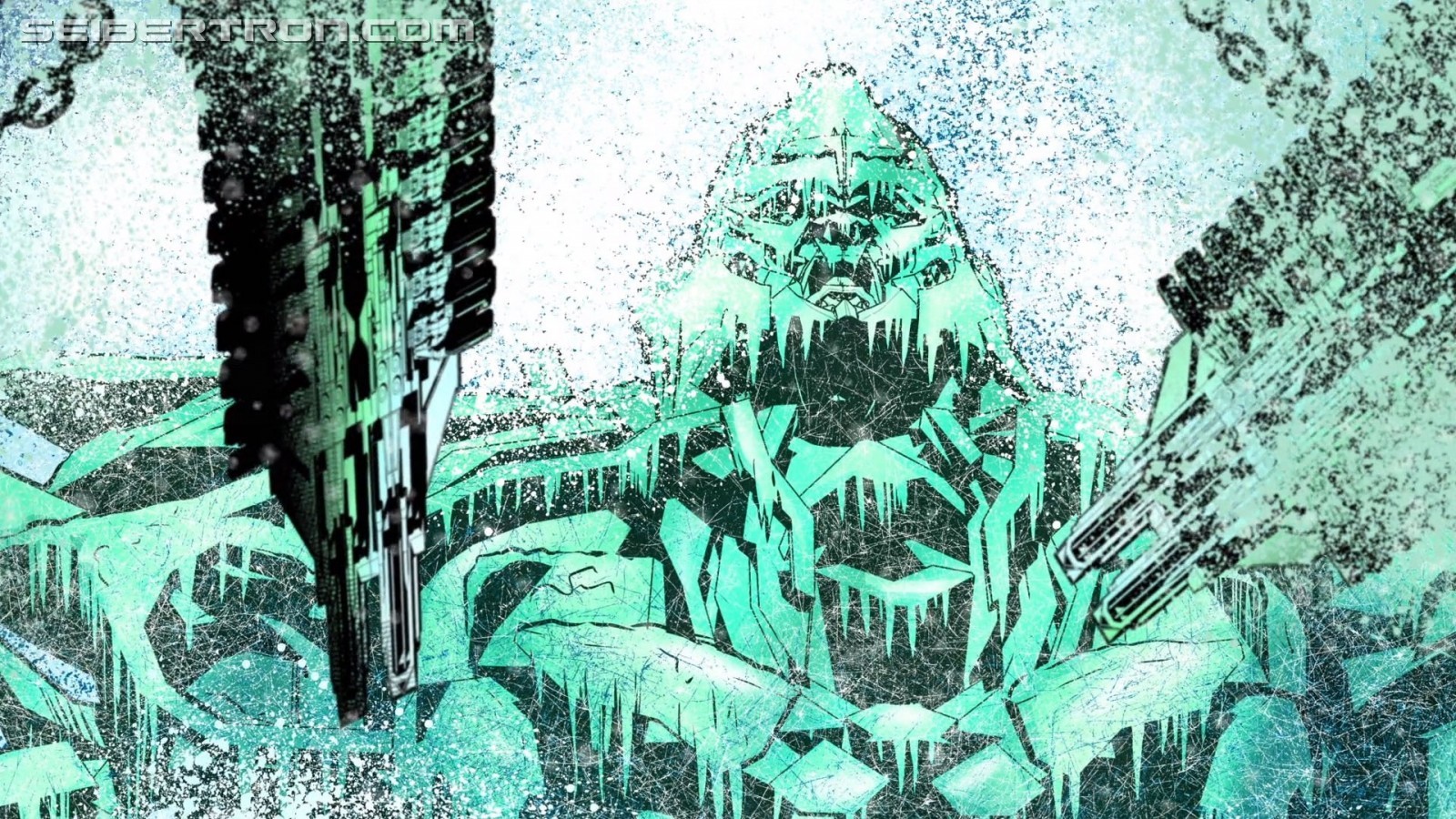 Transformers News: Image of Frozen Bayverse Megatron in Bumblebee Movie Tie In Comic