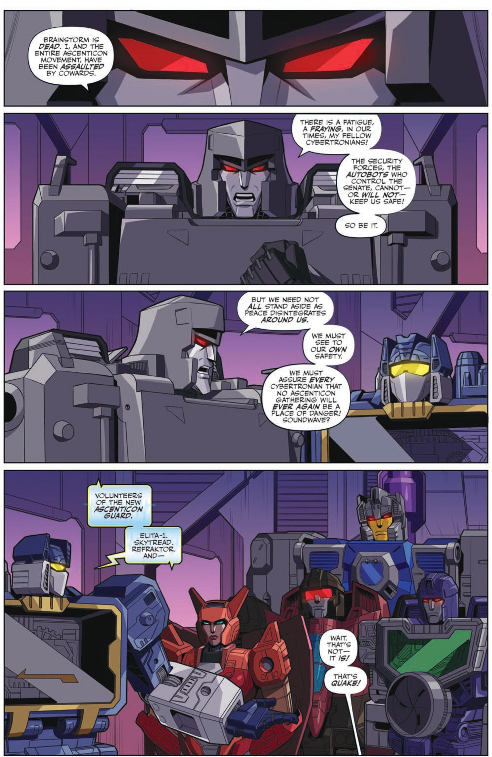 Transformers News: 5 Page Preview from IDW Transformers #3 featuring Froid
