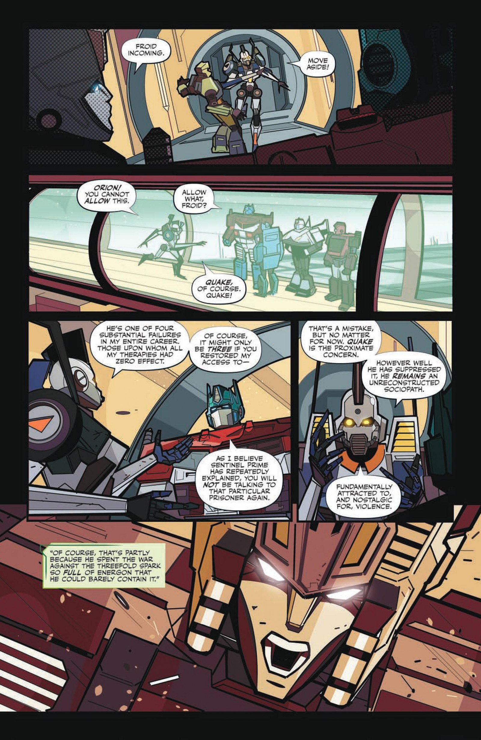 Transformers News: 5 Page Preview from IDW Transformers #3 featuring Froid
