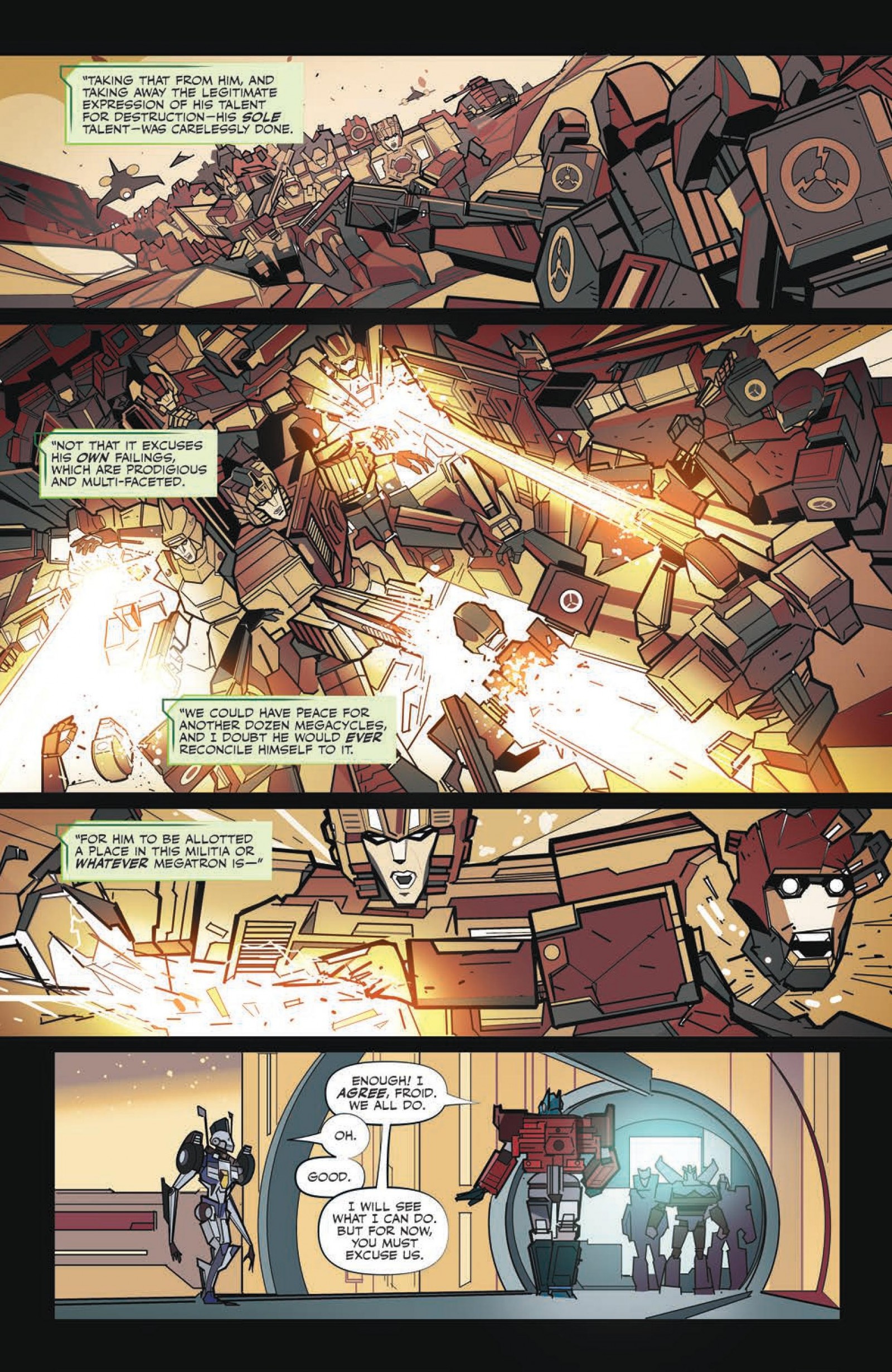 Transformers News: 5 Page Preview from IDW Transformers #3 featuring Froid