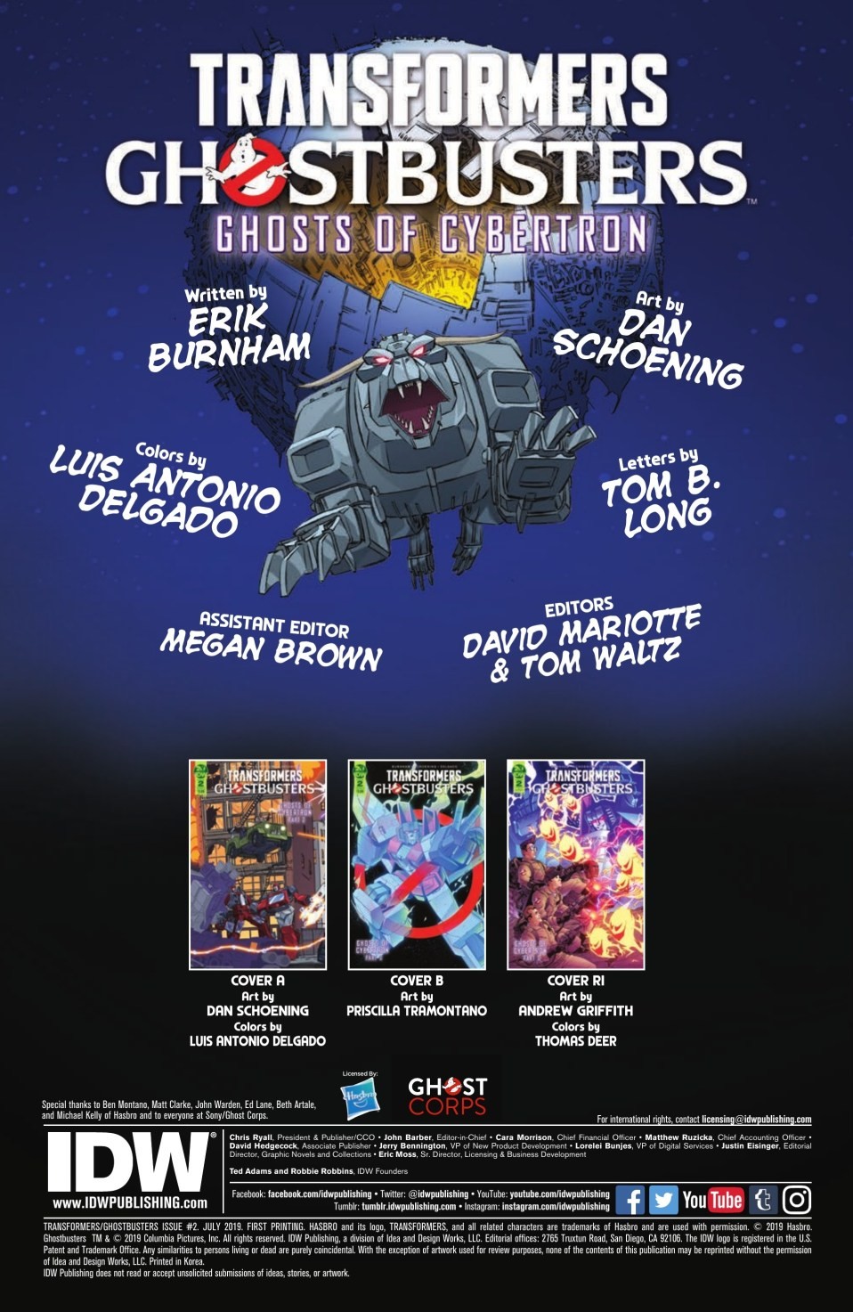 Transformers News: IDW Transformers Ghosts of Cybertron Number 2 Full Preview