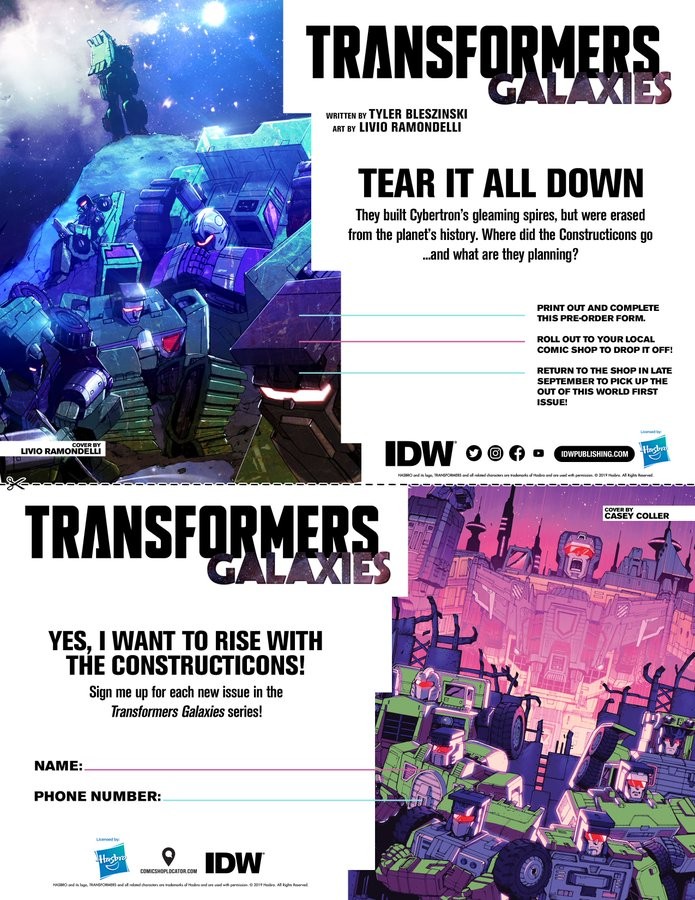 Transformers News: SDCC2019 Interview With Transformers Galaxies Writer Tyler Bleszinski