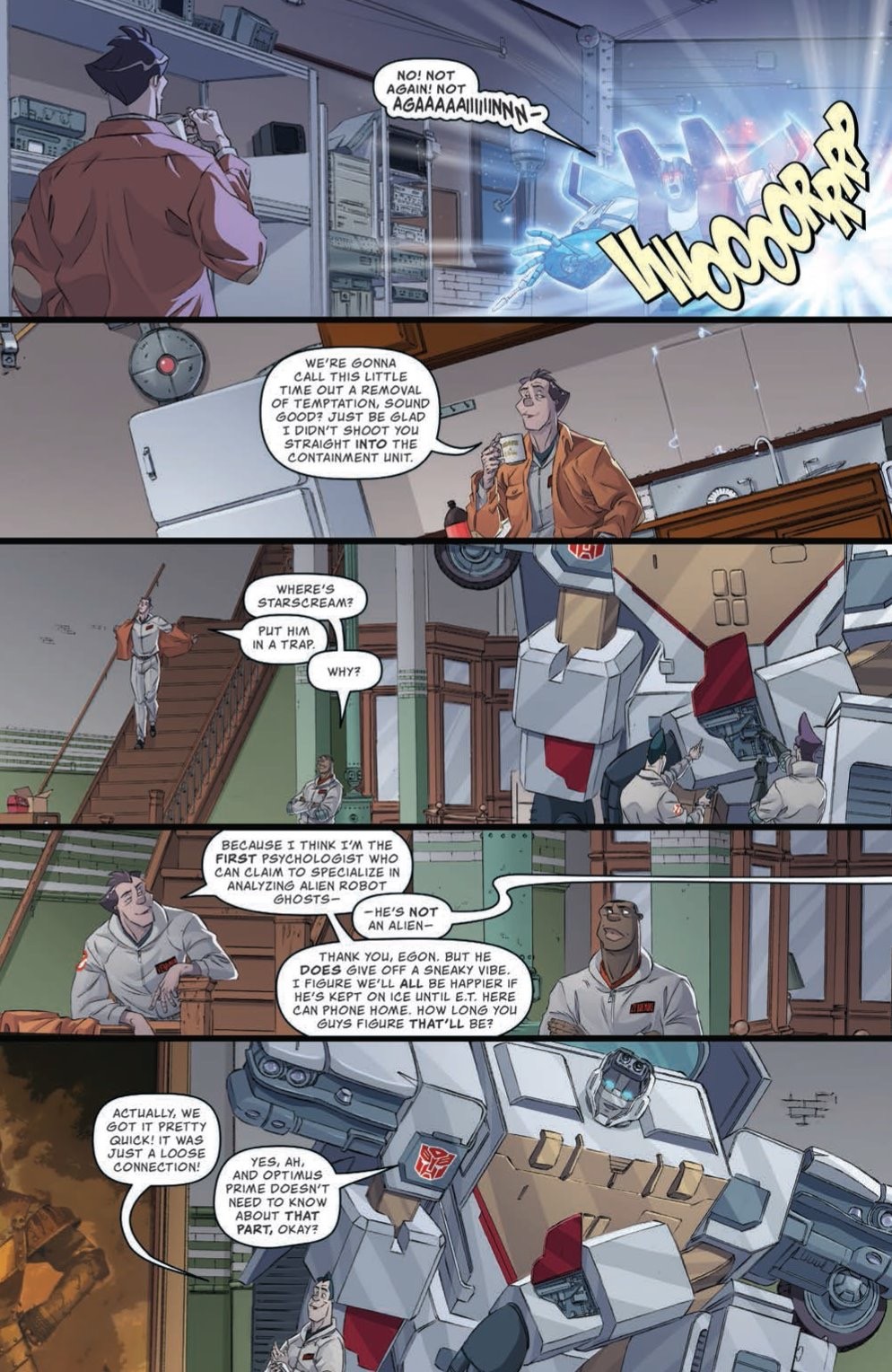 Transformers News: IDW Transformers Ghostbusters Ghosts of Cybertron Issue 3 Full Preview and Issue 4 Incentive Cover Transformers News: IDW Transformers Ghostbusters Ghosts of Cybertron Issue 3 Full Preview and Issue 4 Incentive Cover