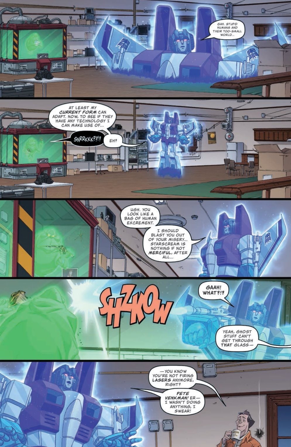 Transformers News: IDW Transformers Ghostbusters Ghosts of Cybertron Issue 3 Full Preview and Issue 4 Incentive Cover Transformers News: IDW Transformers Ghostbusters Ghosts of Cybertron Issue 3 Full Preview and Issue 4 Incentive Cover
