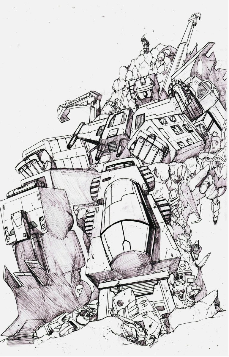 Transformers News: IDW Transformers Galaxies Constructicons Rising Exclusive Covers and Wallpapers