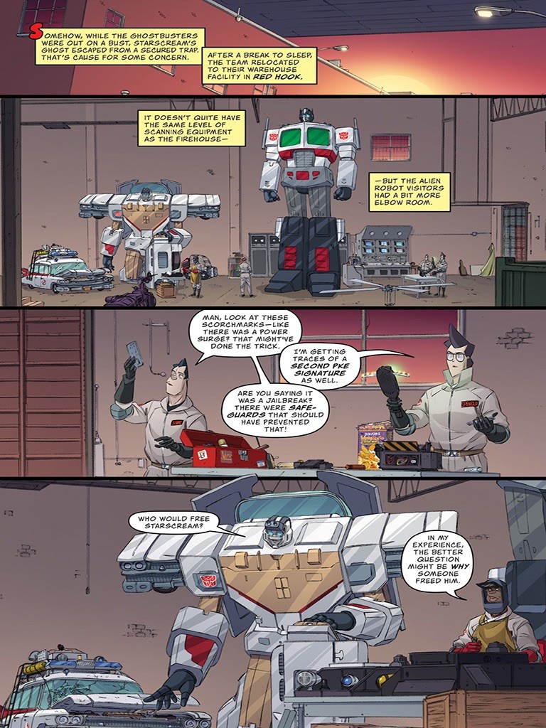 Transformers News: Transformers Ghostbusters Ghosts of Cybertron Issue 4 iTunes Preview