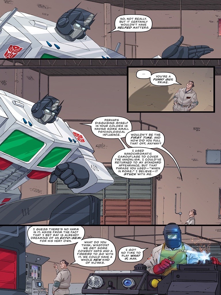 Transformers News: Transformers Ghostbusters Ghosts of Cybertron Issue 4 iTunes Preview