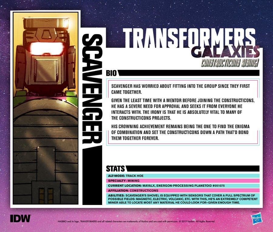 Transformers News: Transformers Galaxies Constructicon Profiles and Additional Insecticon Art from Livio Ramondelli