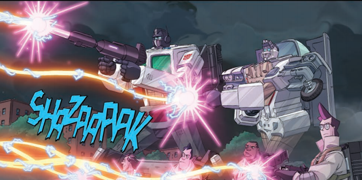Transformers News: IDW Transformers Ghostbusters Ghosts of Cybertron Part 4 Review