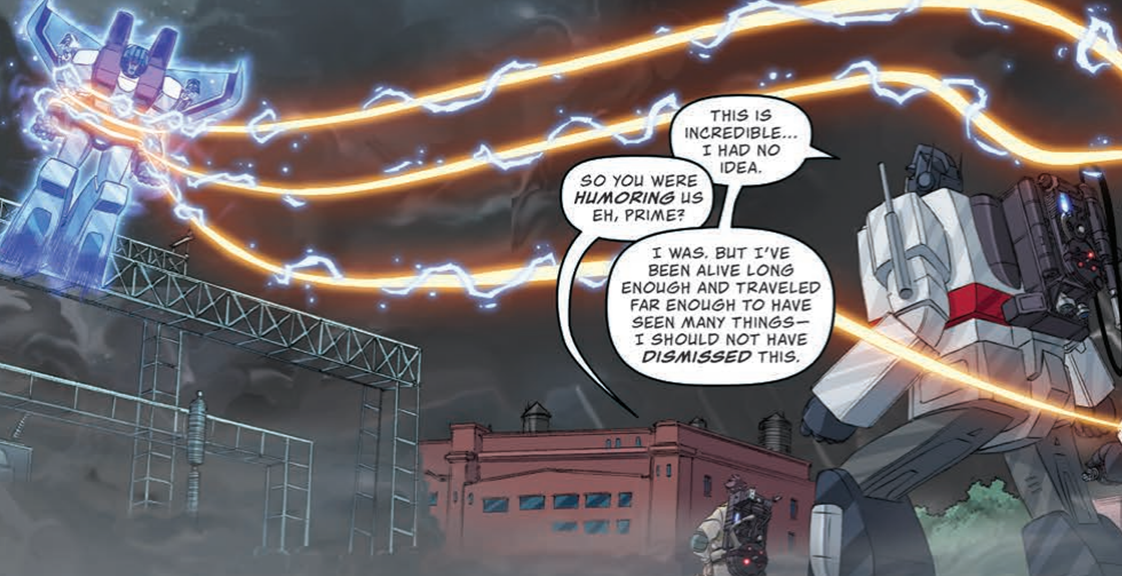 Transformers News: IDW Transformers Ghostbusters Ghosts of Cybertron Part 4 Review
