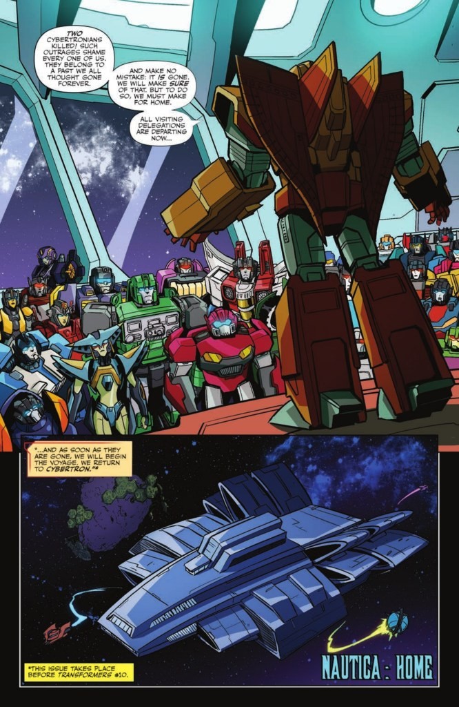 Transformers News: Full Preview for Issue 12 of IDW's Transformers Featuring Nautica